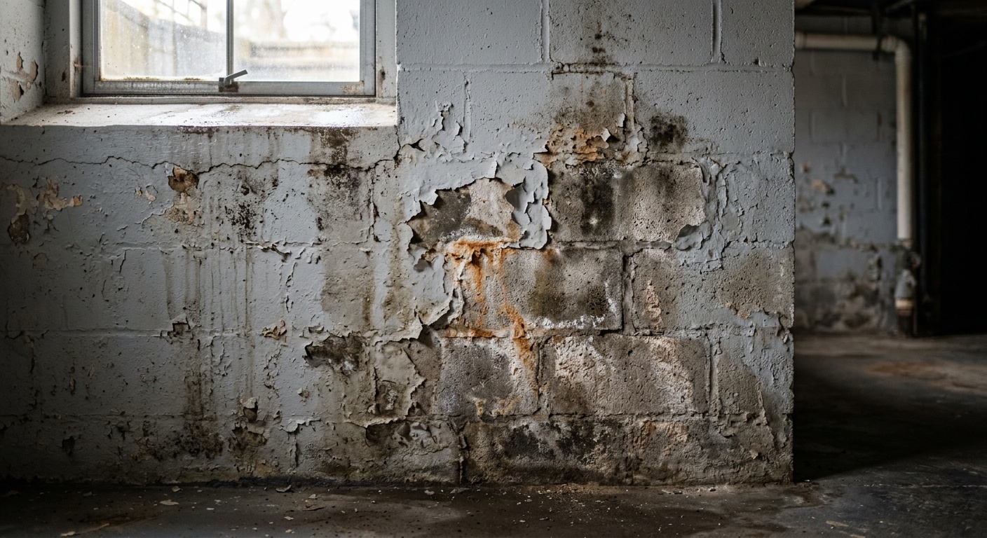 Basement moisture diagnosis