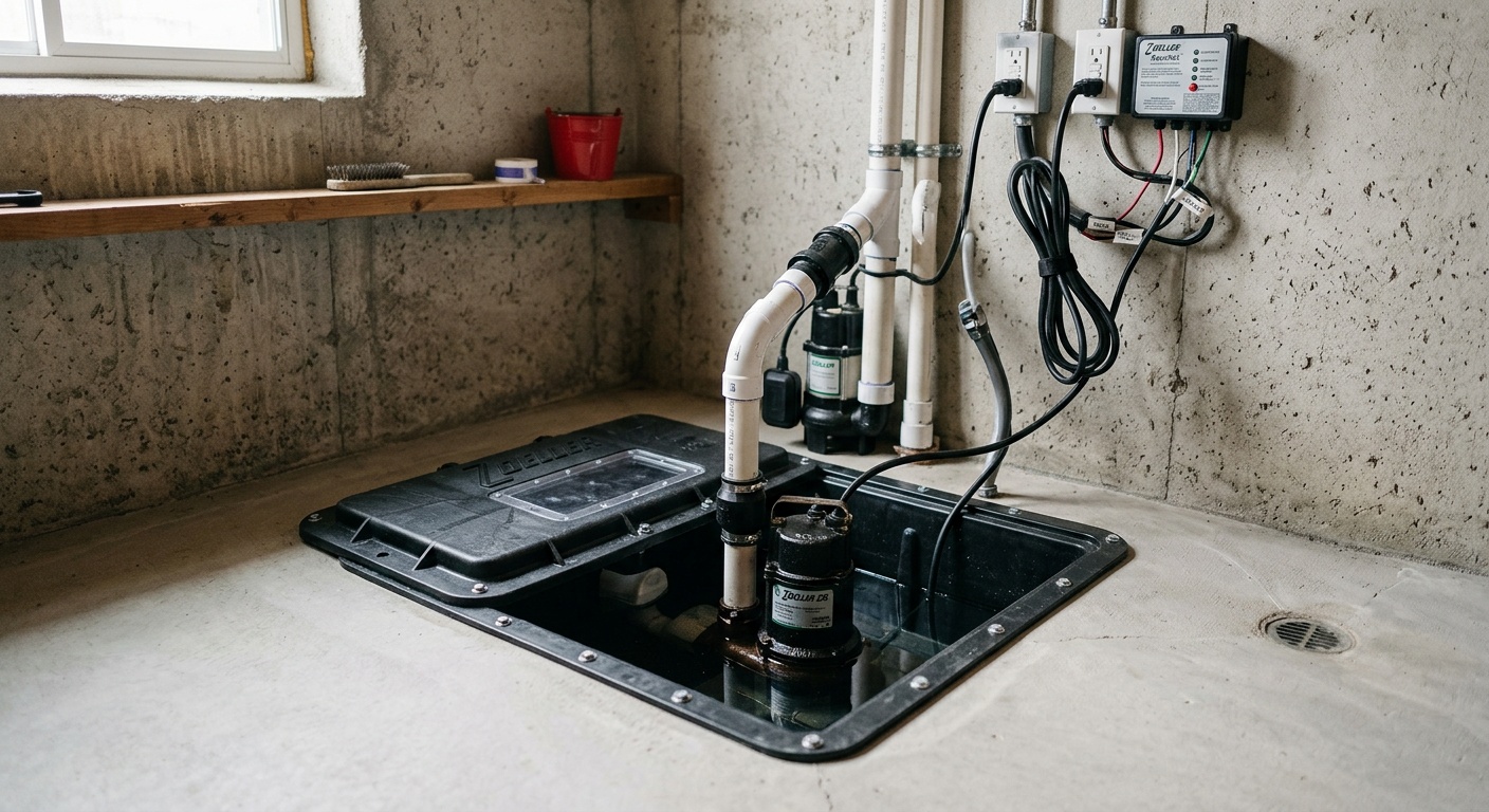 Sump pump guide
